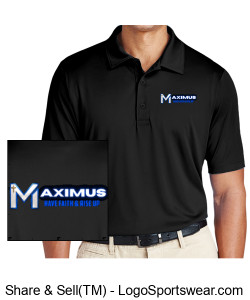 Team 365 Mens Zone Performance Polo Design Zoom